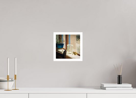 8 x 8″, Fine Art Baryta, .8” border Window Sill Still Life, Santa Fe 2023