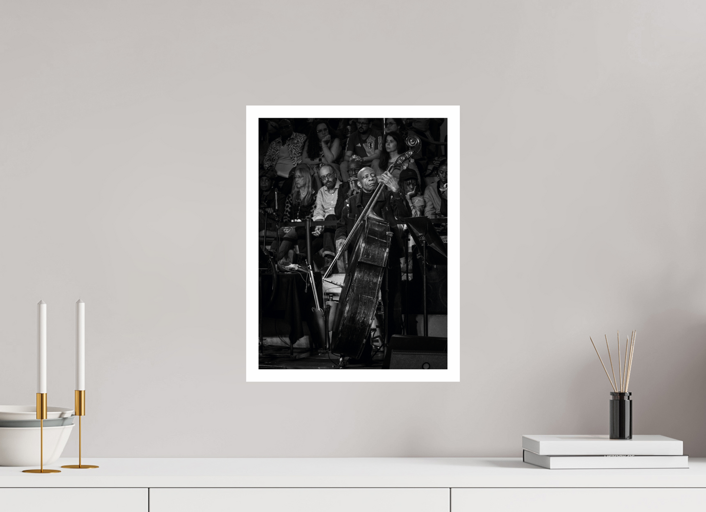 12 x 16″, Fine Art Baryta, .8” border Reggie Workman at BRIC