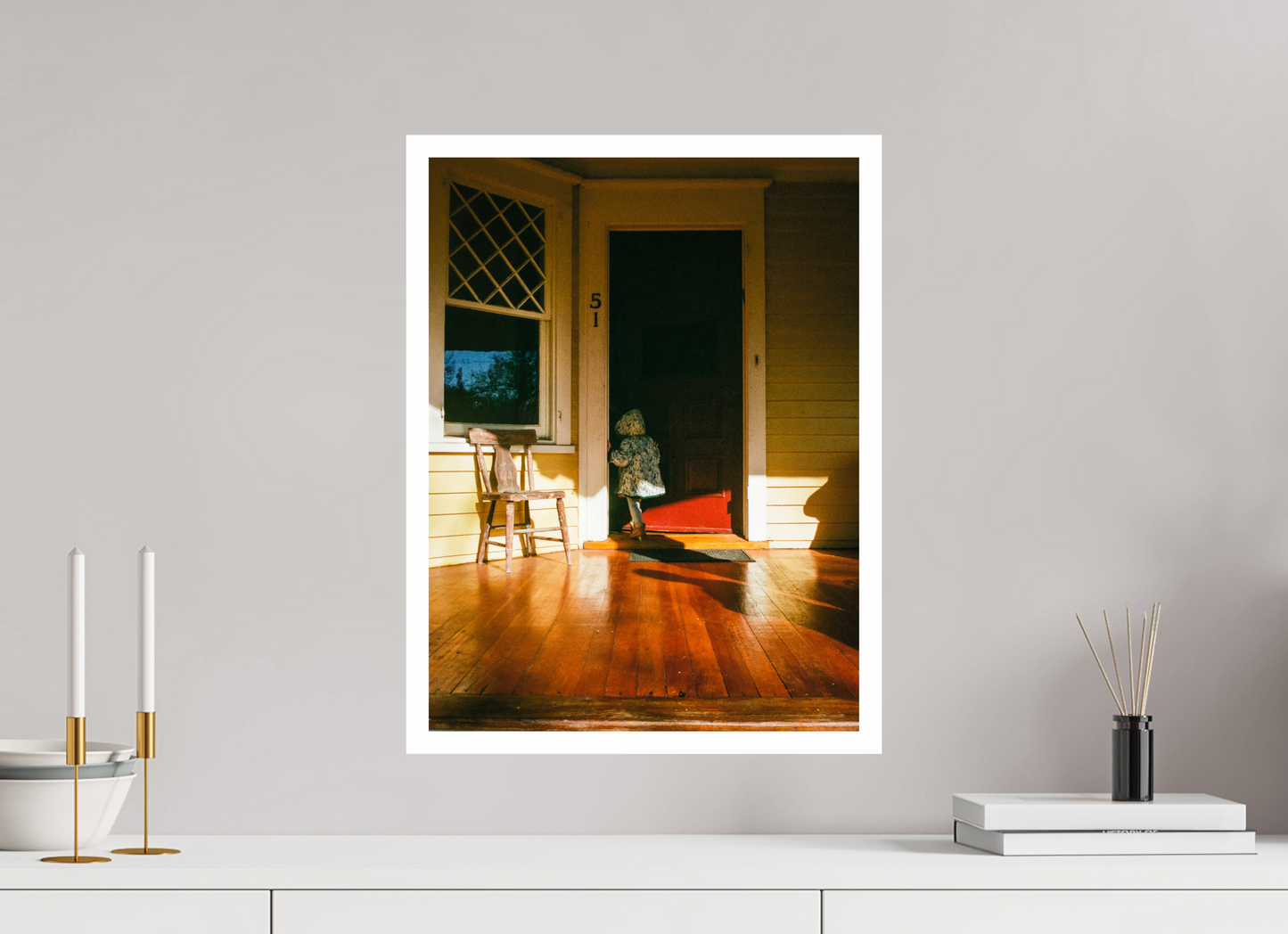 15 x 20″, Hahnemühle Fine Art baryta .8” border A Visit to 51 Warren